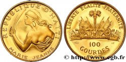 HAÏTI 100 Gourdes Proof Marie Jeanne 1967  SPL 