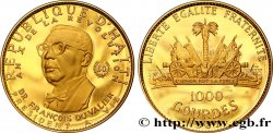 HAÏTI 1000 Gourdes Proof François Duvalier 1967  SPL 