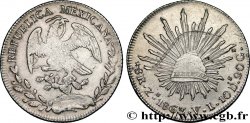MEXICO 8 Reales 1863 Zacatecas