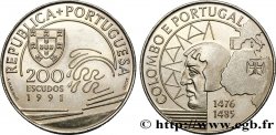 PORTUGAL 200 Escudos Christophe Colomb 1991  SPL 