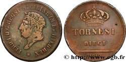 ITALY - KINGDOM OF TWO SICILIES 10 Tornesi Ferdinand Ier 1819 