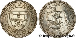 PORTOGALLO 100 Escudos Découverte du Cap Bojador en 1434 par Gil Eanes, voilier 1987 