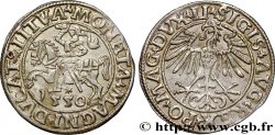 LIVONIE - GRAND DUCHÉ DE LITUANIE - SIGISMOND II VASA Demi-gros 1550 