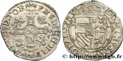 SPANISH LOW COUNTRIES - TOURNAI - PHILIPPE II OF SPAIN Double patard 1593 Tournai AU 