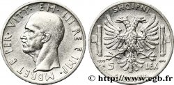 ALBANIE 5 Lek Victor-Emmanuel III 1939 Rome