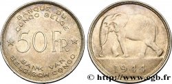BELGISCH-KONGO 50 Francs 1944  fVZ/SS 