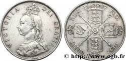 REINO UNIDO 1 Florin Victoria buste du jubilé 1887 