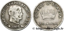 ITALIEN - Königreich Italien - NAPOLÉON I. 10 Soldi Napoléon 1809 Milan