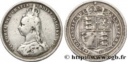 REINO UNIDO 1 Shilling Victoria buste du jubilé 1887 