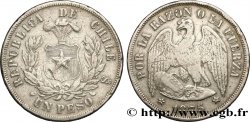 CHILE 1 Peso condor 1875 Santiago