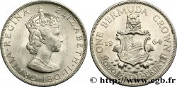 BERMUDES 1 Crown Elisabeth II 1964 