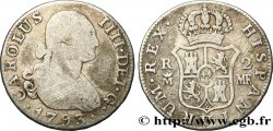 ESPAÑA 2 Reales Charles IV 1793 Madrid