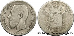 BELGIUM 1 Franc Léopold II légende française 1866 