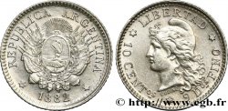 ARGENTINA 10 Centavos 1882 