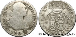 ESPAGNE 2 Reales Charles IV 1803 Madrid