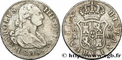 ESPAGNE 2 Reales Charles IV 1808 Madrid