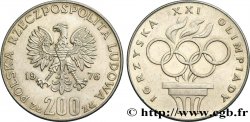 POLONIA 200 Zlotych XXI Jeux Olympiques 1976 Varsovie