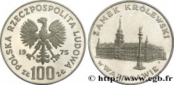 POLONIA 100 Zlotych Proof Château de Varsovie 1975 Varsovie