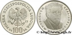 POLEN 100 Zlotych Proof Władysław Reymont 1977 Varsovie