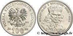 POLAND 100 Zlotych Roi Ladislas Ier le Bref 1986 Varsovie