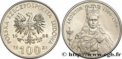 POLEN 100 Zlotych Reine Jadwiga 1988 Varsovie