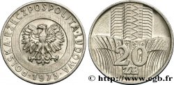 POLEN 20 Zlotych aigle  1973 Varsovie