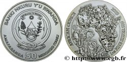 RUANDA 50 Francs (1 once) 2009 