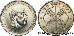 ESPAÑA 100 Pesetas Francisco Franco (1968 dans les étoiles) 1966 