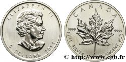 CANADá 5 Dollars (1 once) Proof feuille d’érable 2011 