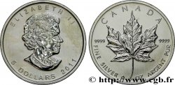 CANADA 5 Dollars (1 once) Proof feuille d’érable 2011 