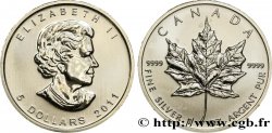 CANADá
 5 Dollars (1 once) Proof feuille d’érable 2011 