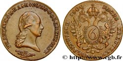 AUTRICHE 6 Kreuzer François II 1800 Schmollnitz