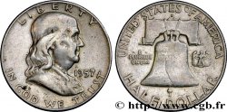 ÉTATS-UNIS D AMÉRIQUE 1/2 Dollar Benjamin Franklin 1957 Denver