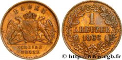 ALLEMAGNE - BADE 1 Kreuzer Grand-Duché de Bade 1866 