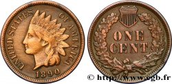 ESTADOS UNIDOS DE AMÉRICA 1 Cent tête d’indien, 3e type 1890 Philadelphie