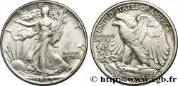 ESTADOS UNIDOS DE AMÉRICA 1/2 Dollar Walking Liberty 1942 Philadelphie