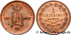 SUECIA 1/3 Skilling Banco Oscar Ier 1845 