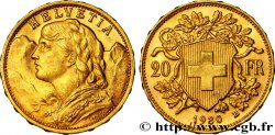 SUISSE 20 Francs or &nbsp;Vreneli&nbsp; 1930 Berne SUP 