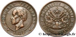 HAÏTI 20 Centimes président Geffrard 1863 Heaton