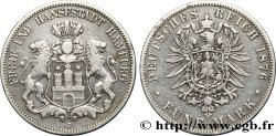 GERMANIA - LIBERA CITTA DE AMBURGO 5 Mark 1876 Hambourg