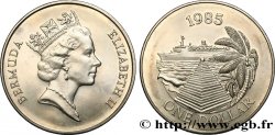 BERMUDES 1 Dollar navire de croisière 1985  SPL 