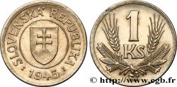 SLOVAKIA 1 Koruna République slovaque 1945 
