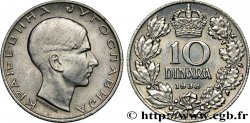 YUGOSLAVIA 10 Dinara Pierre II 1938 