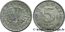 AUTRICHE 5 Groschen aigle 1957 