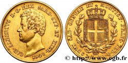ITALY - KINGDOM OF SARDINIA 20 Lire Charles-Albert 1849 Gênes