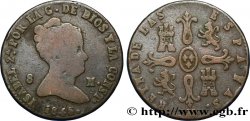 ESPAGNE 8 Maravedis Isabelle II 1846 Ségovie