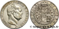 ALLEMAGNE - ROYAUME DE PRUSSE - FRÉDÉRIC-GUILLAUME IV Thaler 1854 Berlin fSS/SS 