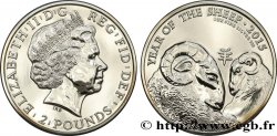 ROYAUME-UNI 2 Pounds Année du mouton 2015 