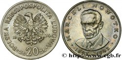 POLEN 20 Zlotych aigle / Marceli Novotko 1974 Varsovie
