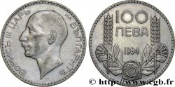 BULGARIE 100 Leva Boris III 1934 